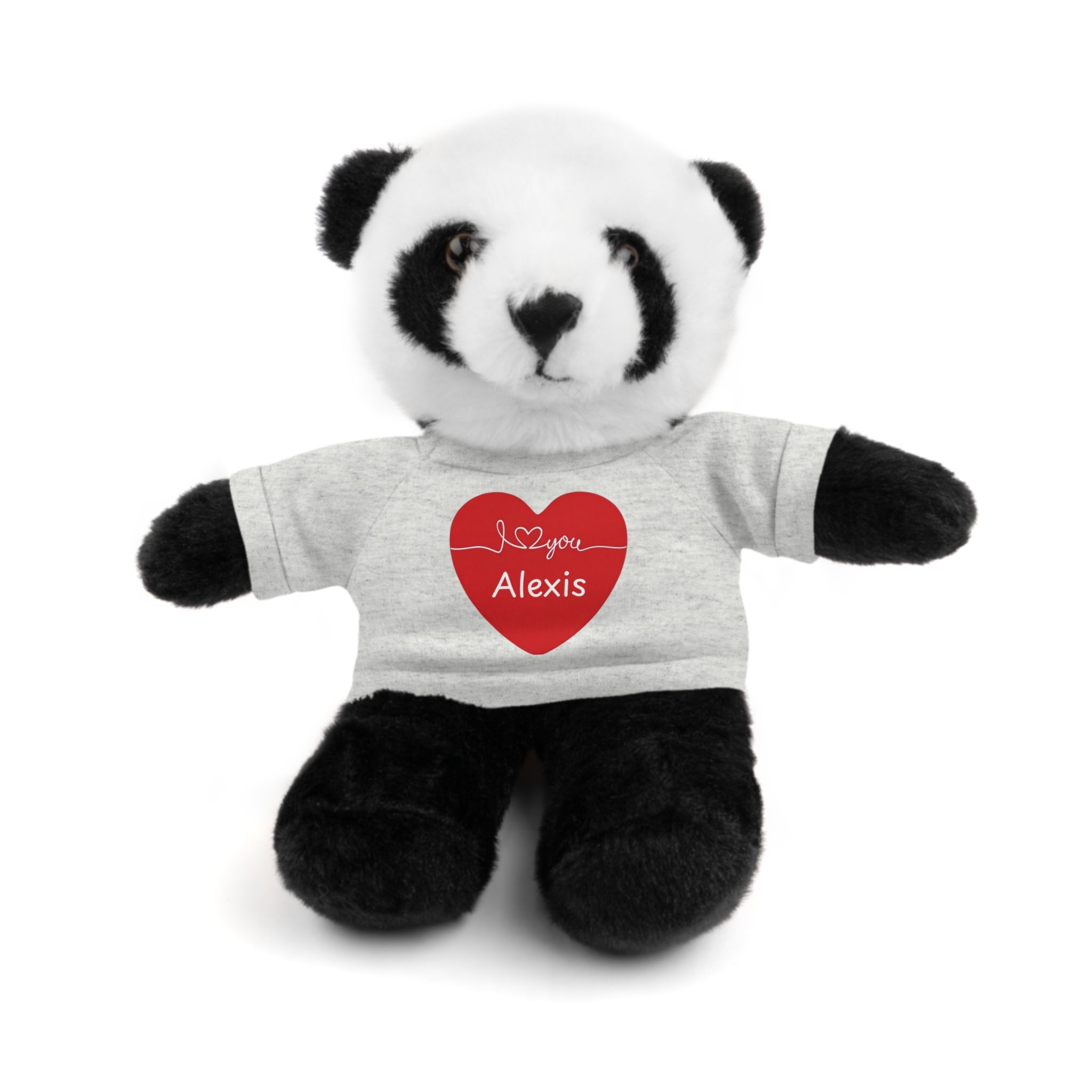Personalized Heart Plush Animals