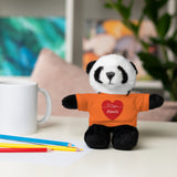 Personalized Heart Plush Animals