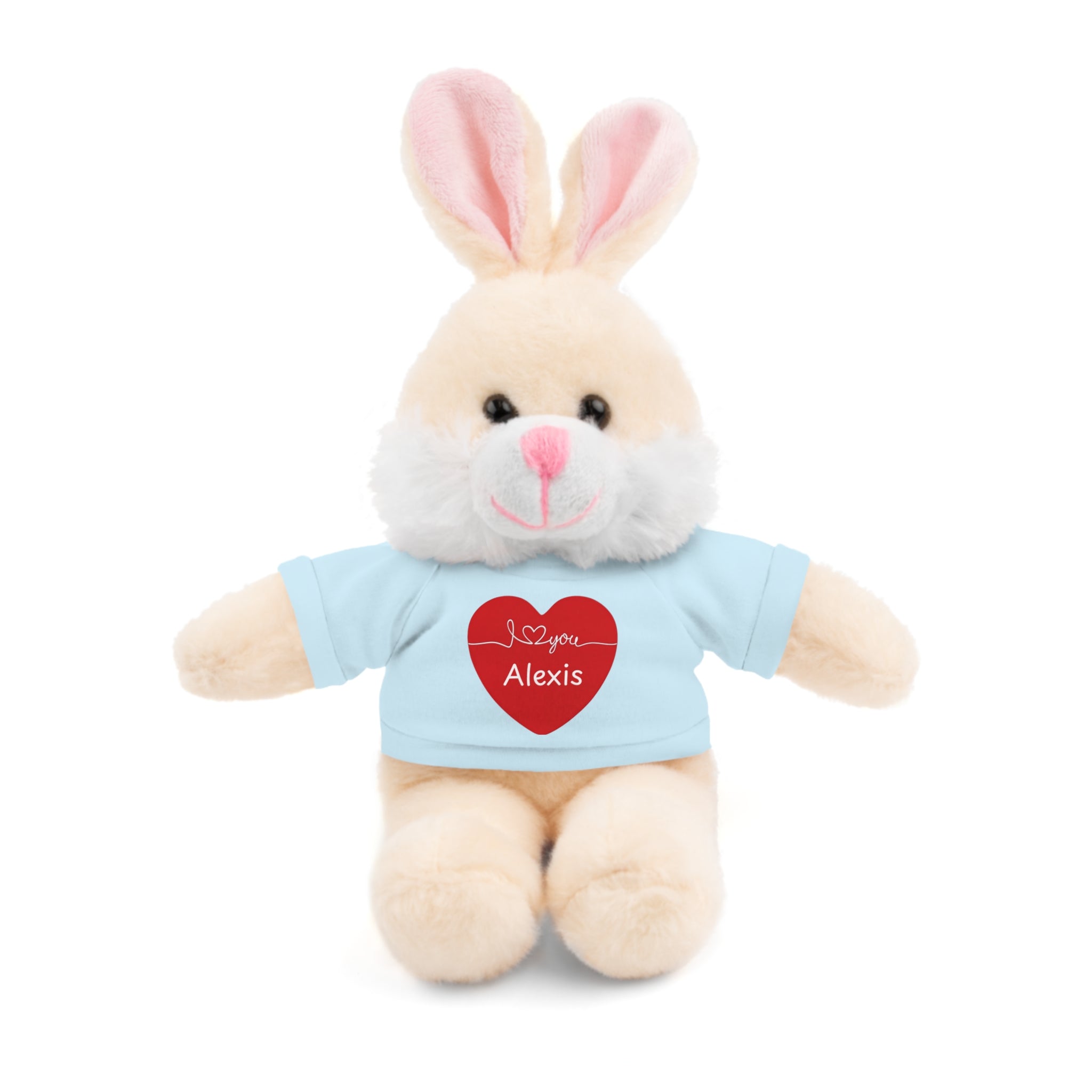 Personalized Heart Plush Animals