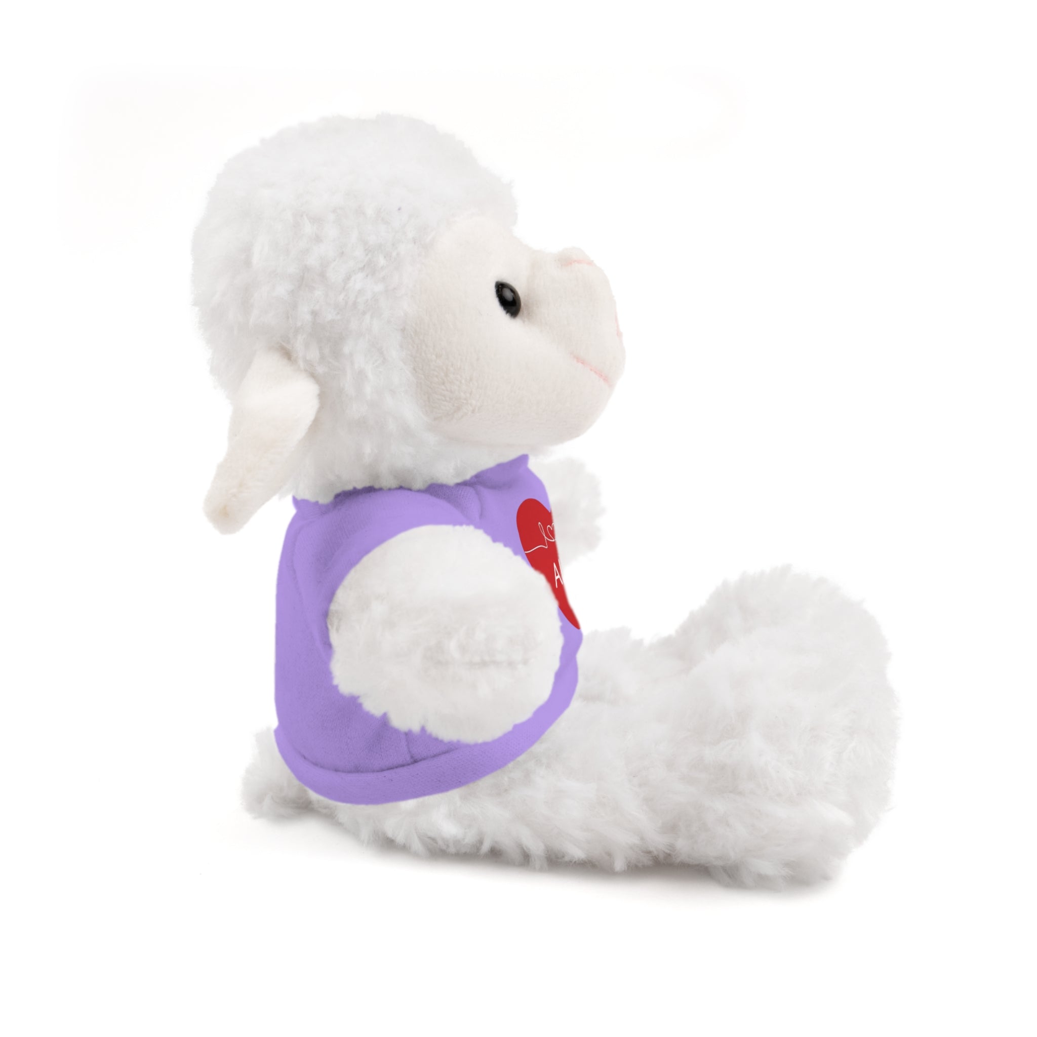 Personalized Heart Plush Animals