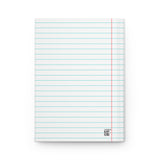 Lined Notebook Hardcover Journal