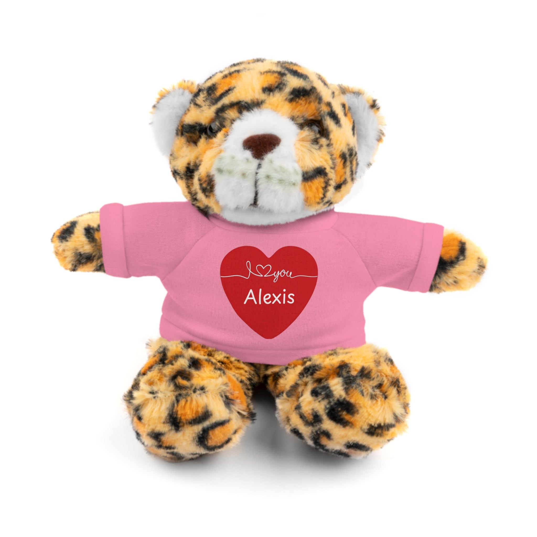 Personalized Heart Plush Animals