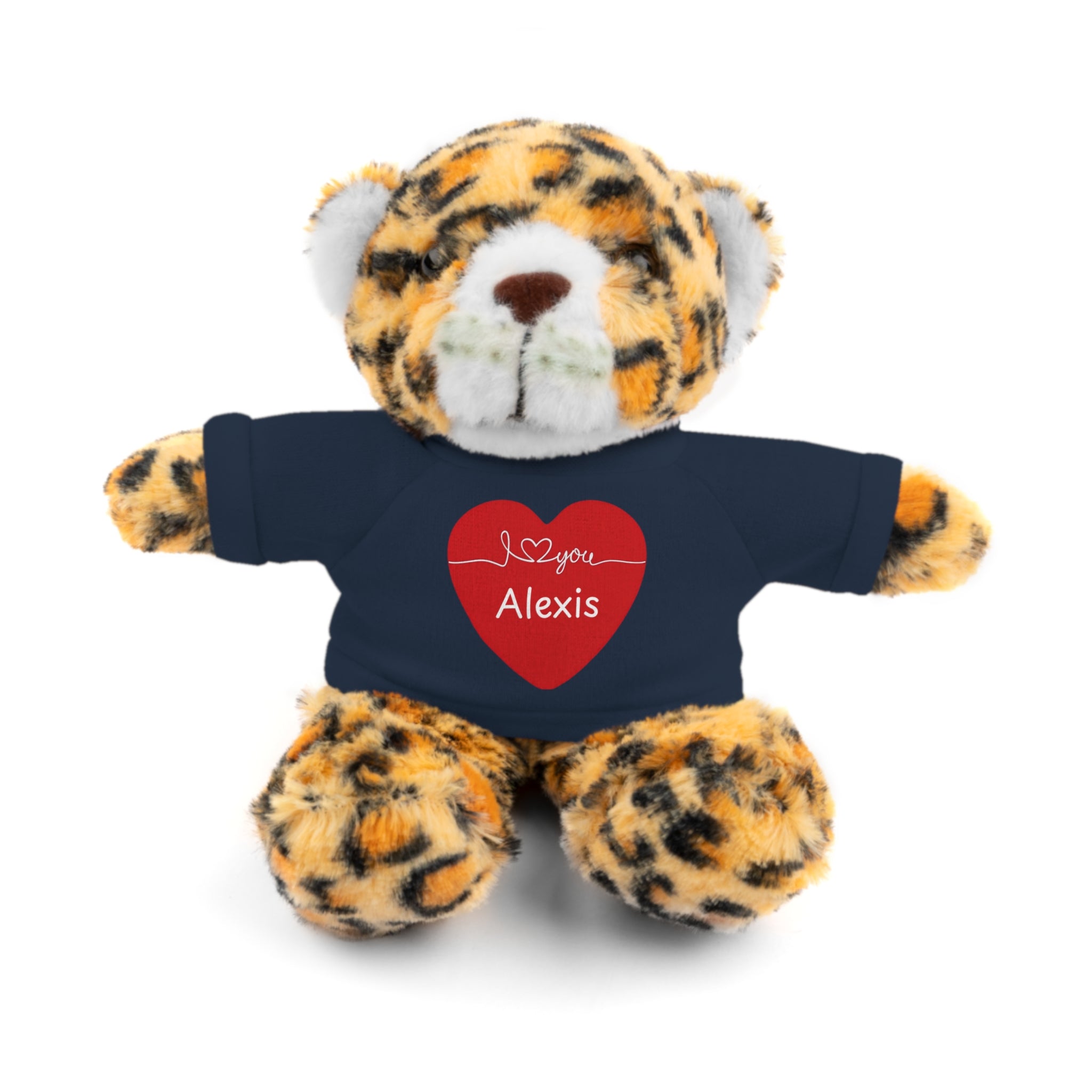 Personalized Heart Plush Animals