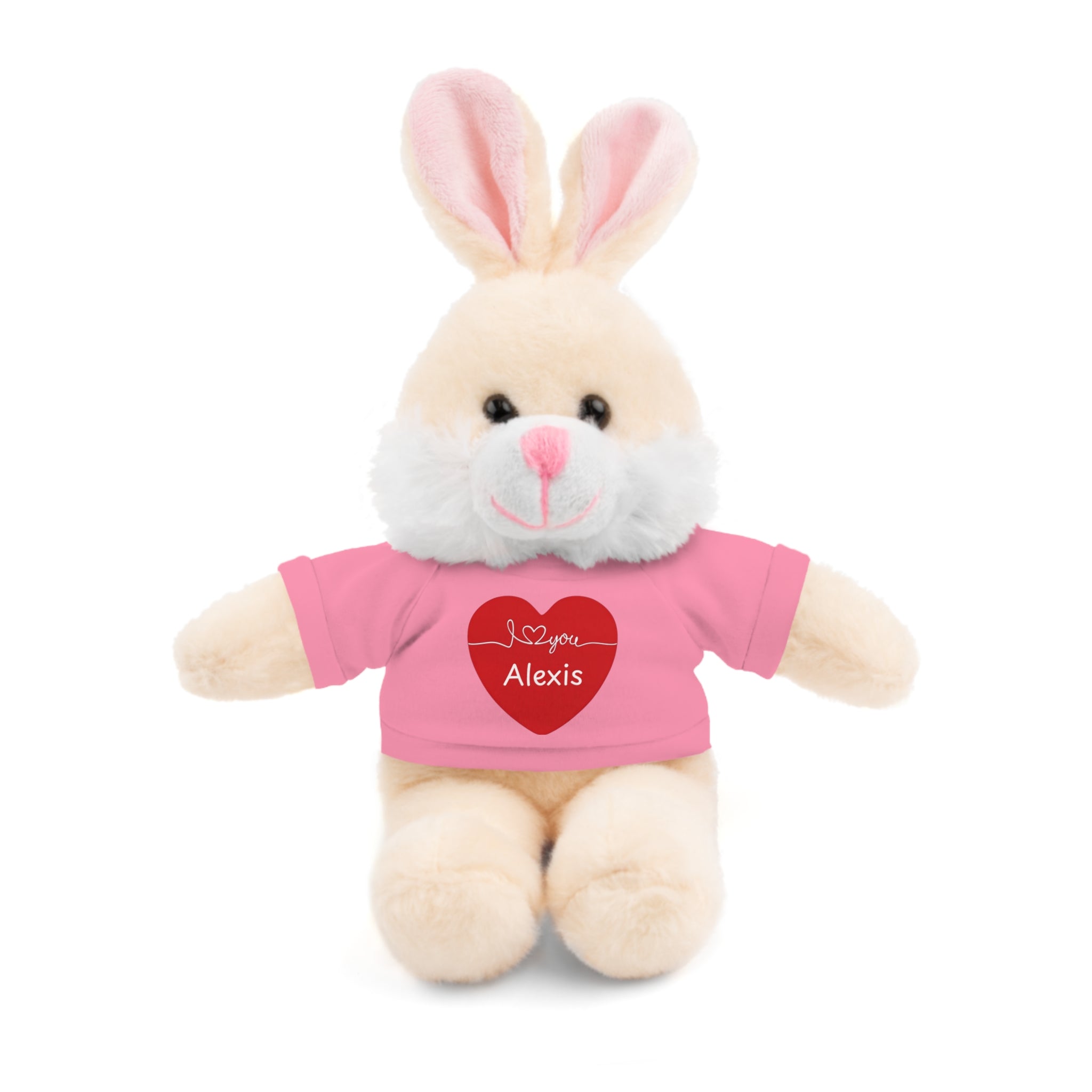 Personalized Heart Plush Animals