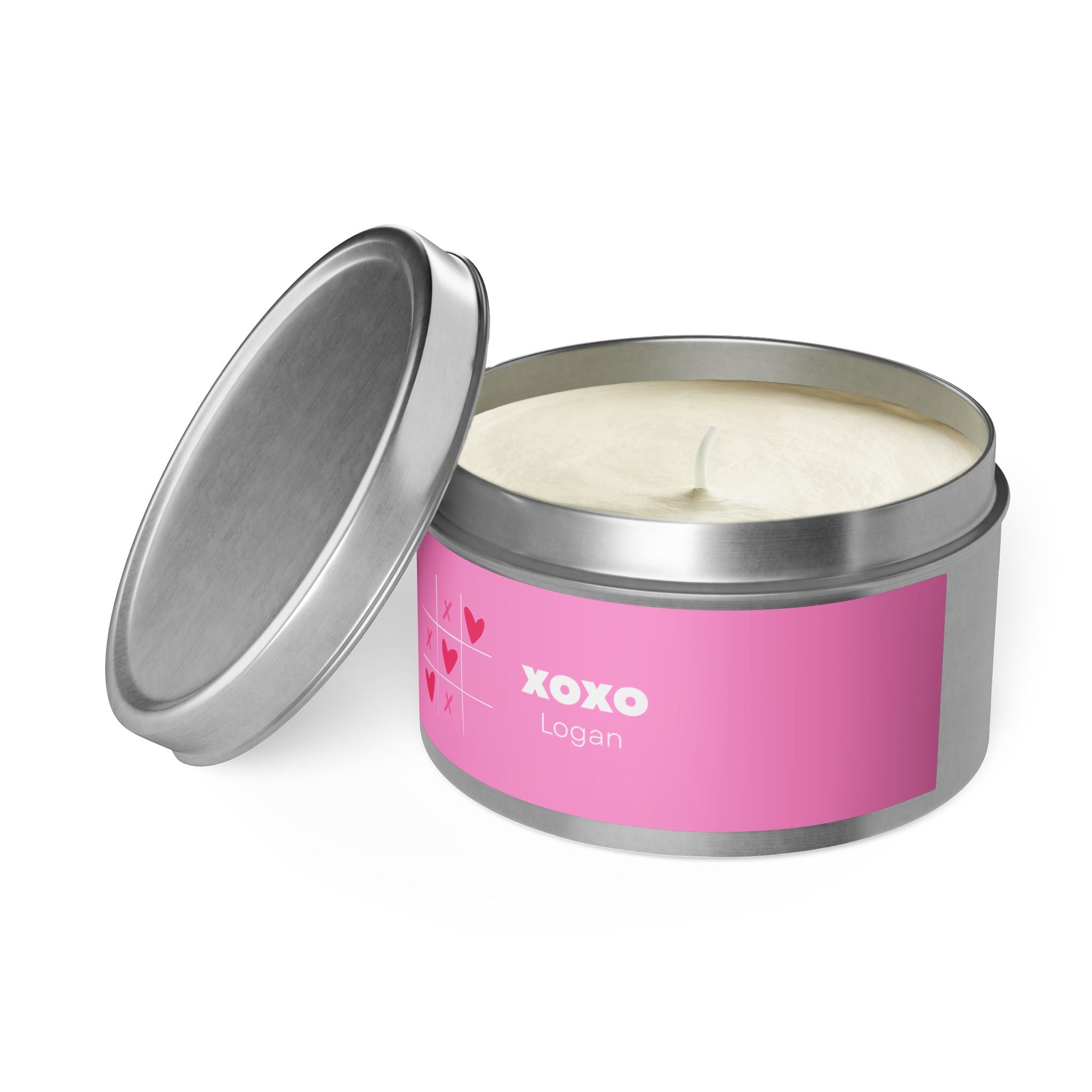 XOXO Scented Tin Candle