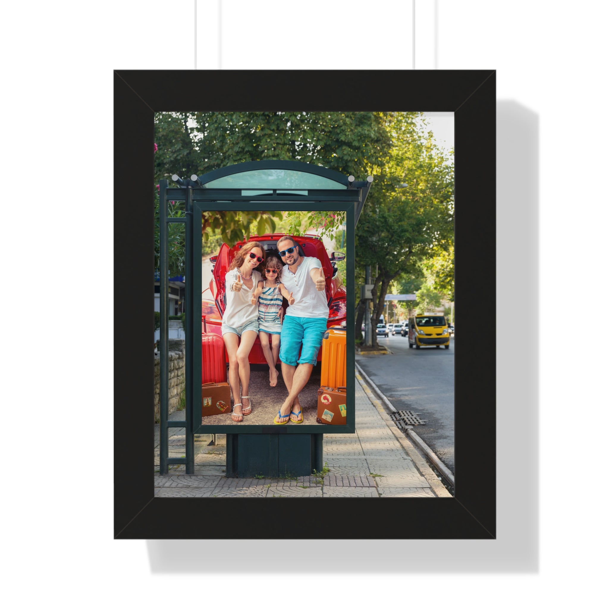 Personalized Bus Stop Billboard Poster
