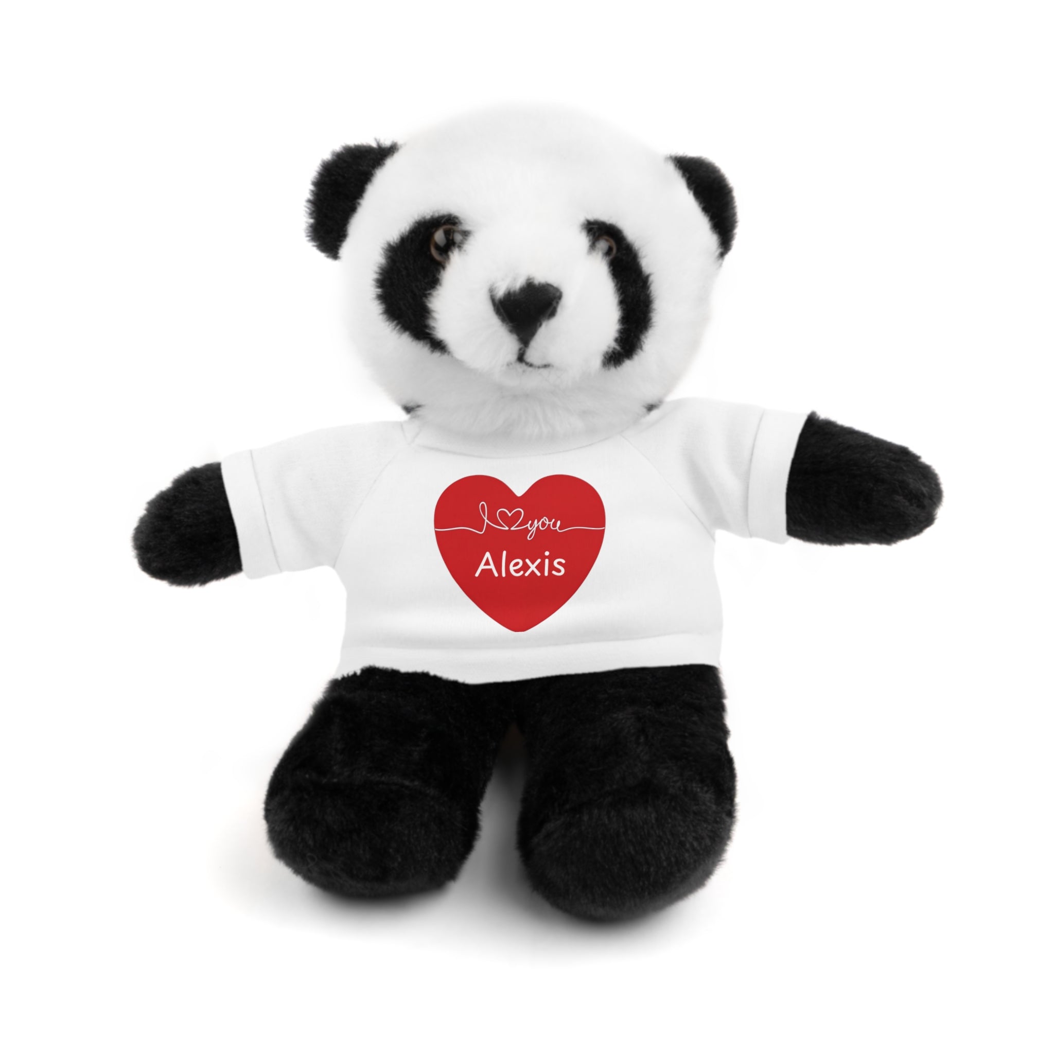 Personalized Heart Plush Animals