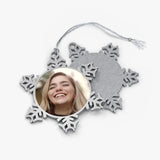 personalized snowflake ornament