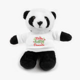 Merry Christmas Personalized Stuffed Animals with Tee