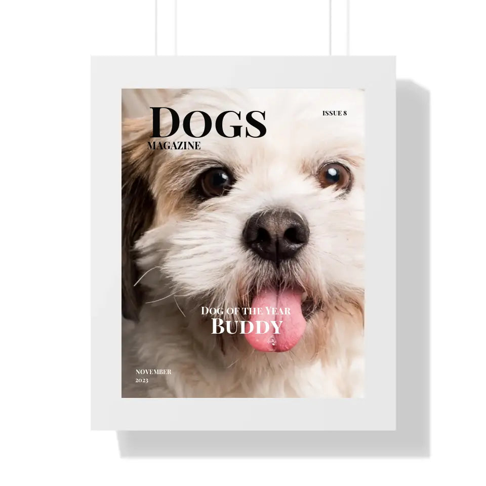 Dogs Personalized Magazine Cover