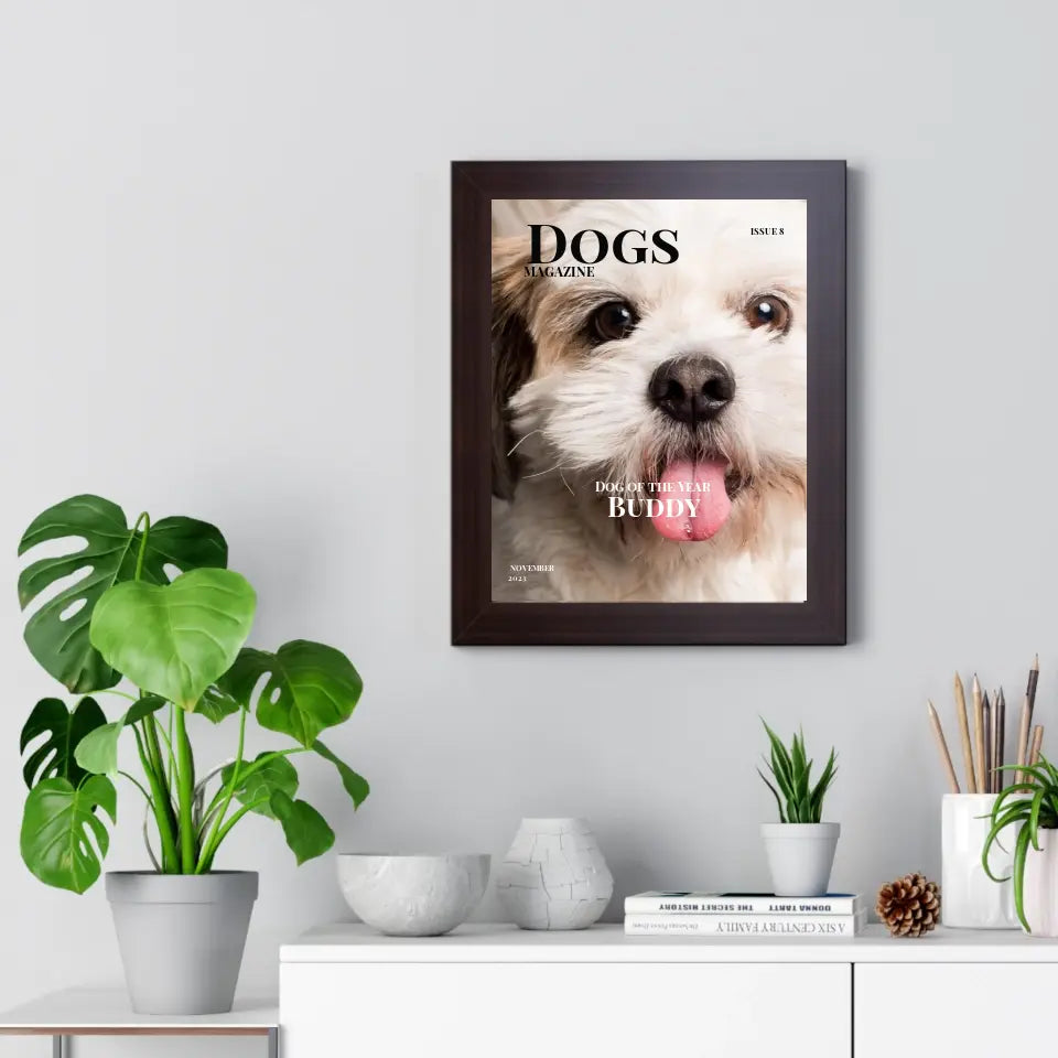 Dogs Personalized Magazine Cover