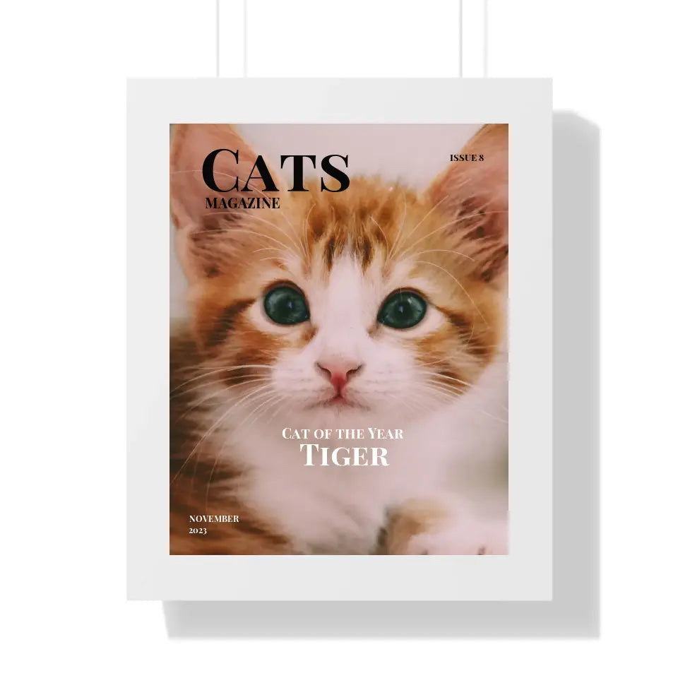 Cats Personalized Magazine Cover