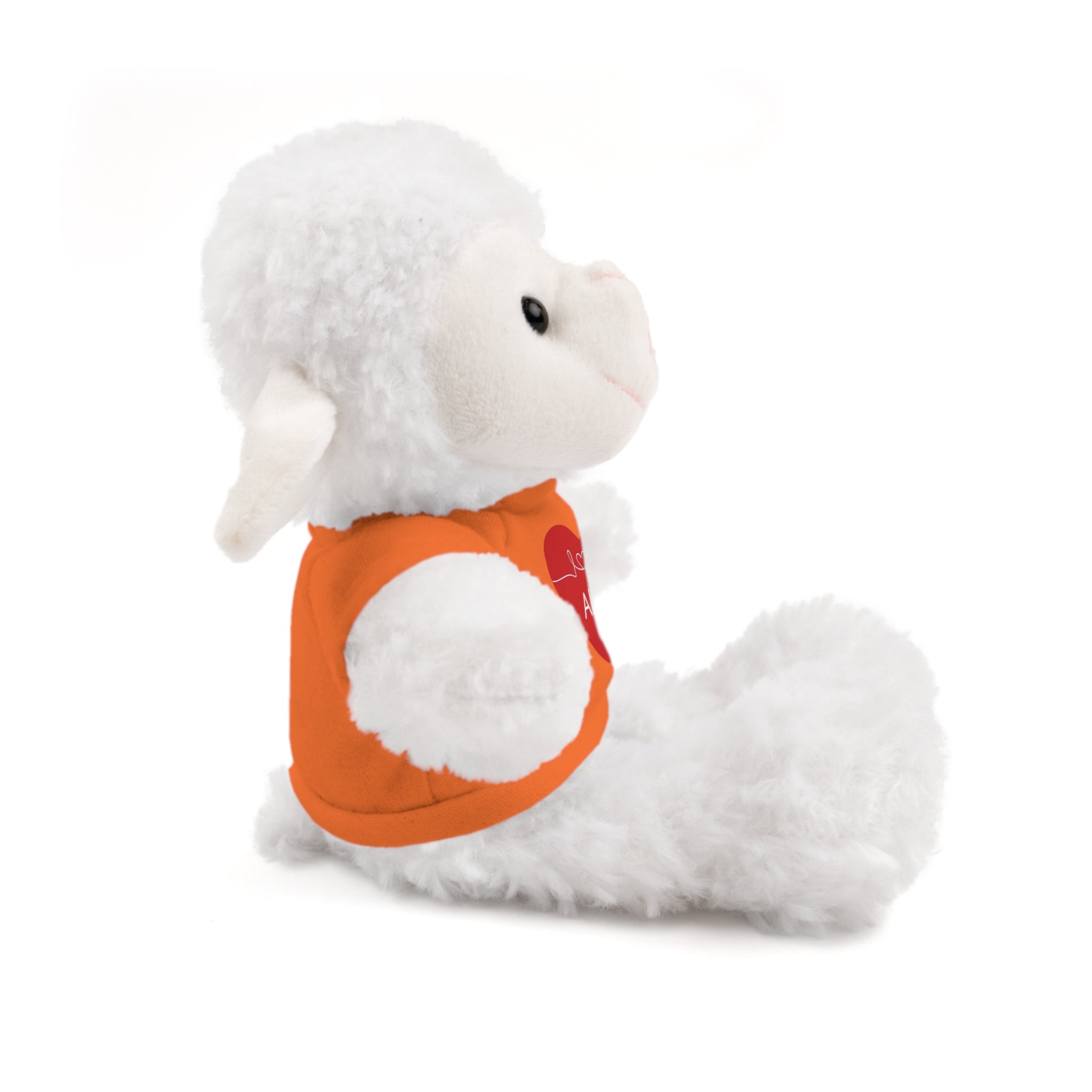 Personalized Heart Plush Animals