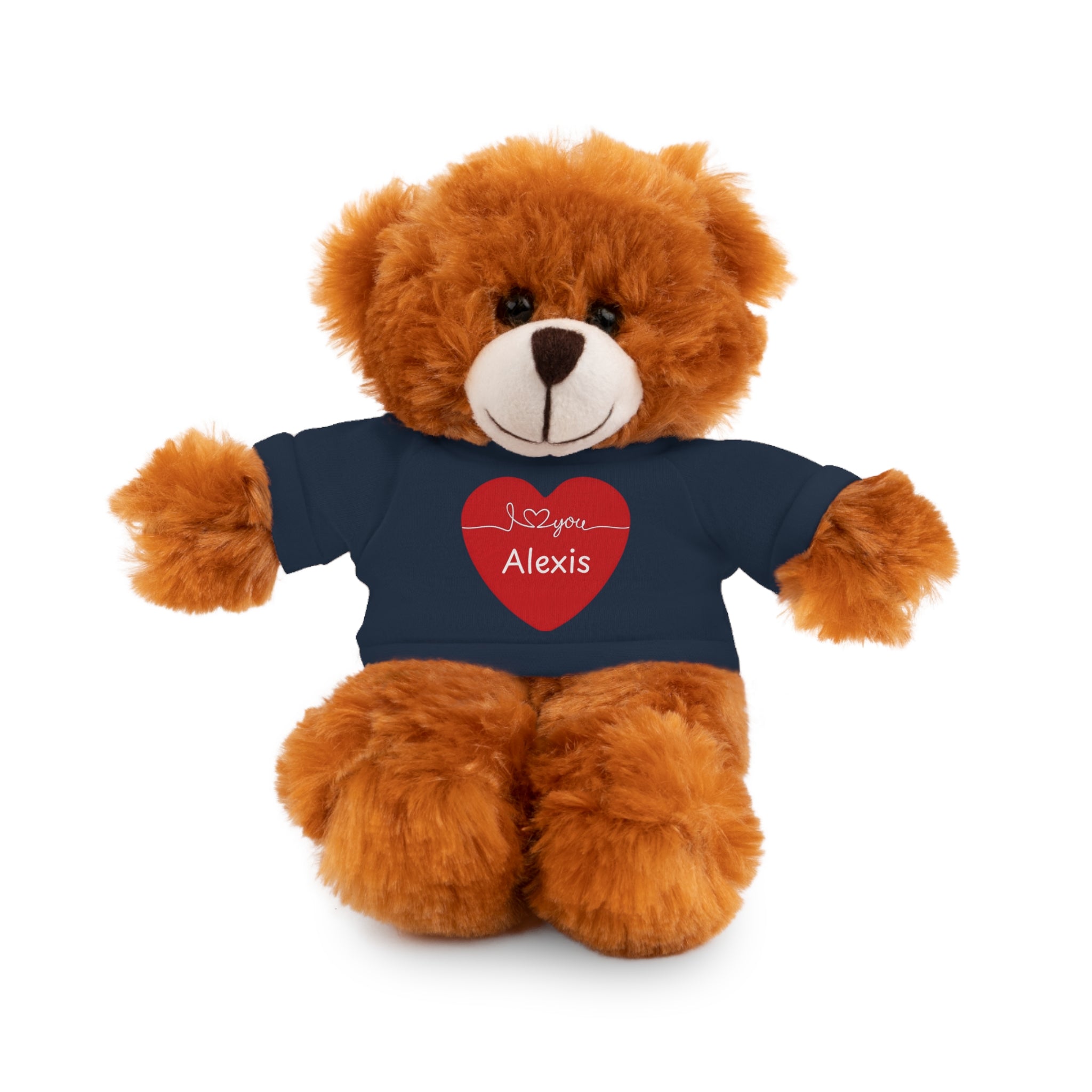 Personalized Heart Plush Animals