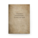 Personalized Vintage Hardcover Journal