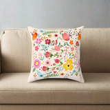 Spring Blossom Square Pillow