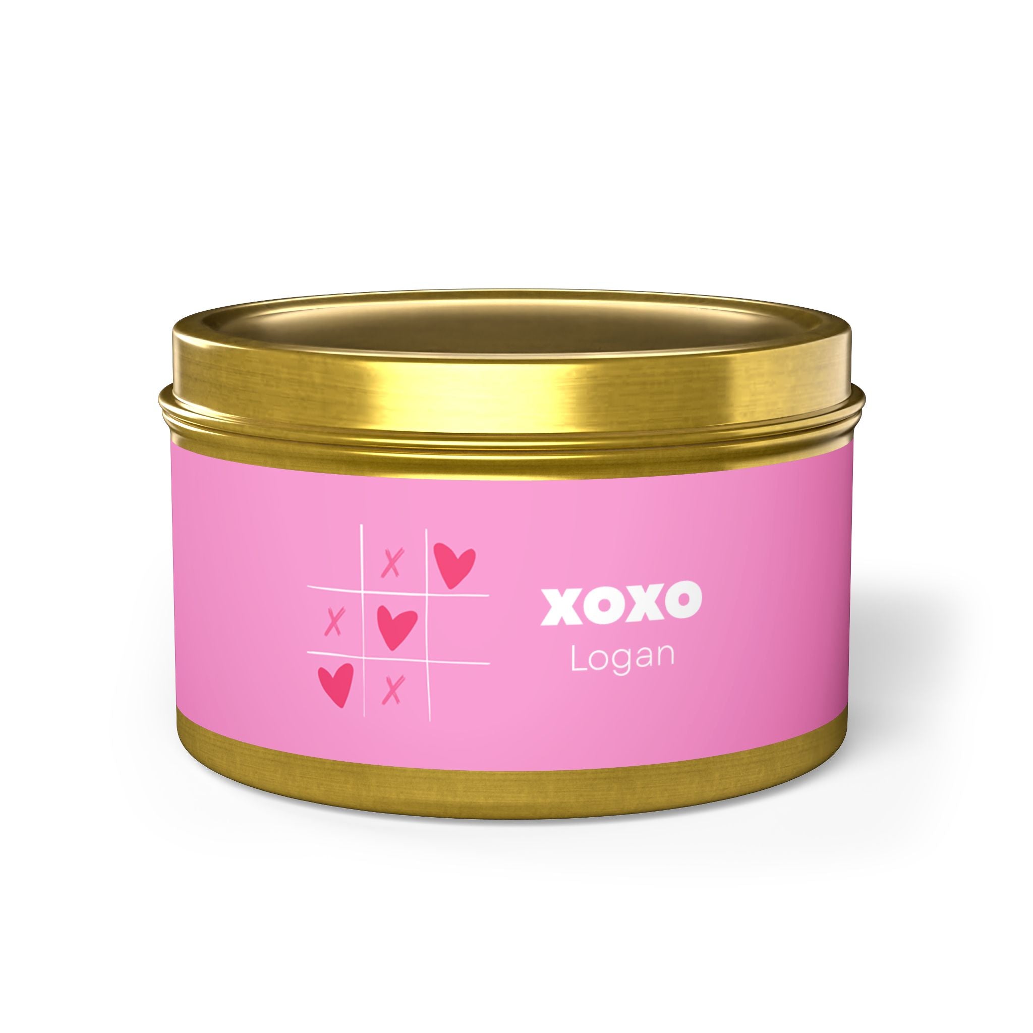 XOXO Scented Tin Candle