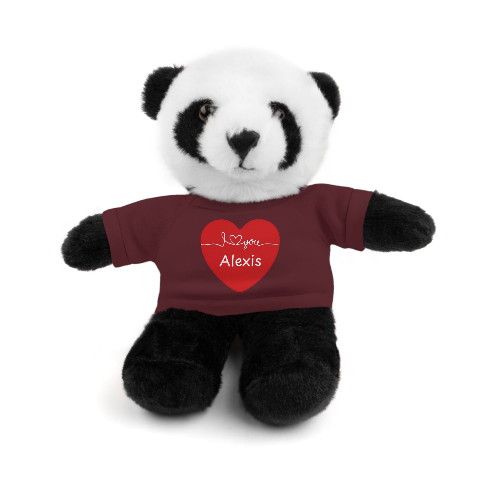 Personalized Heart Plush Animals