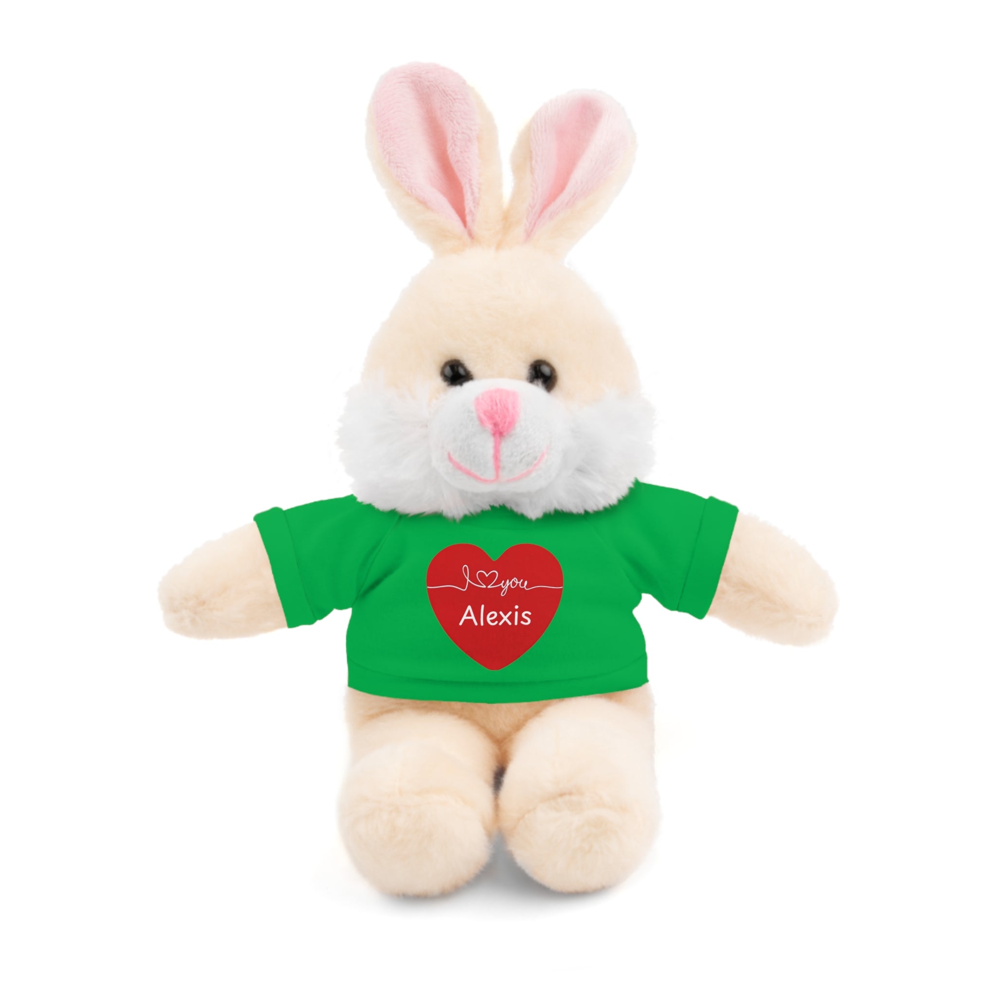 Personalized Heart Plush Animals
