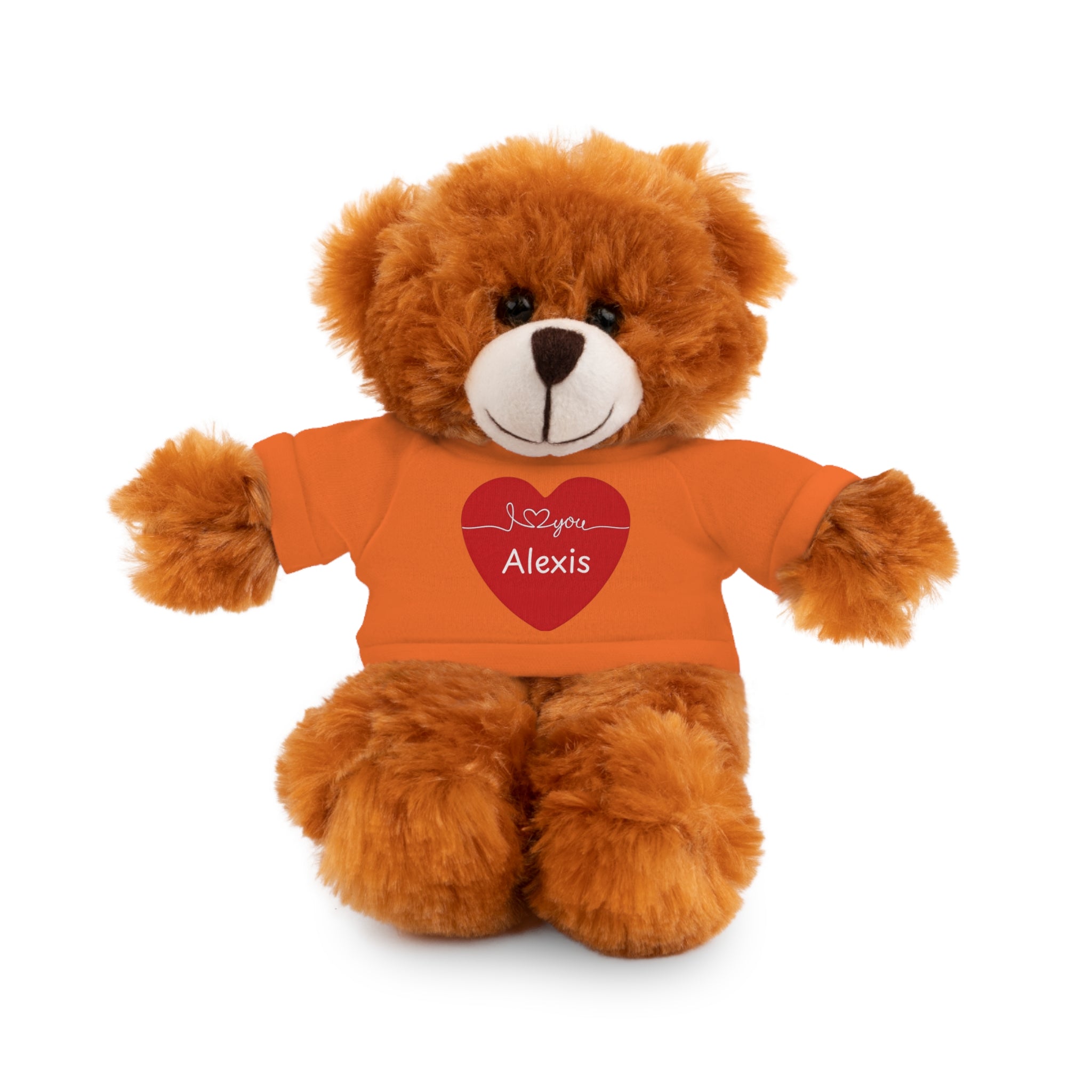 Personalized Heart Plush Animals