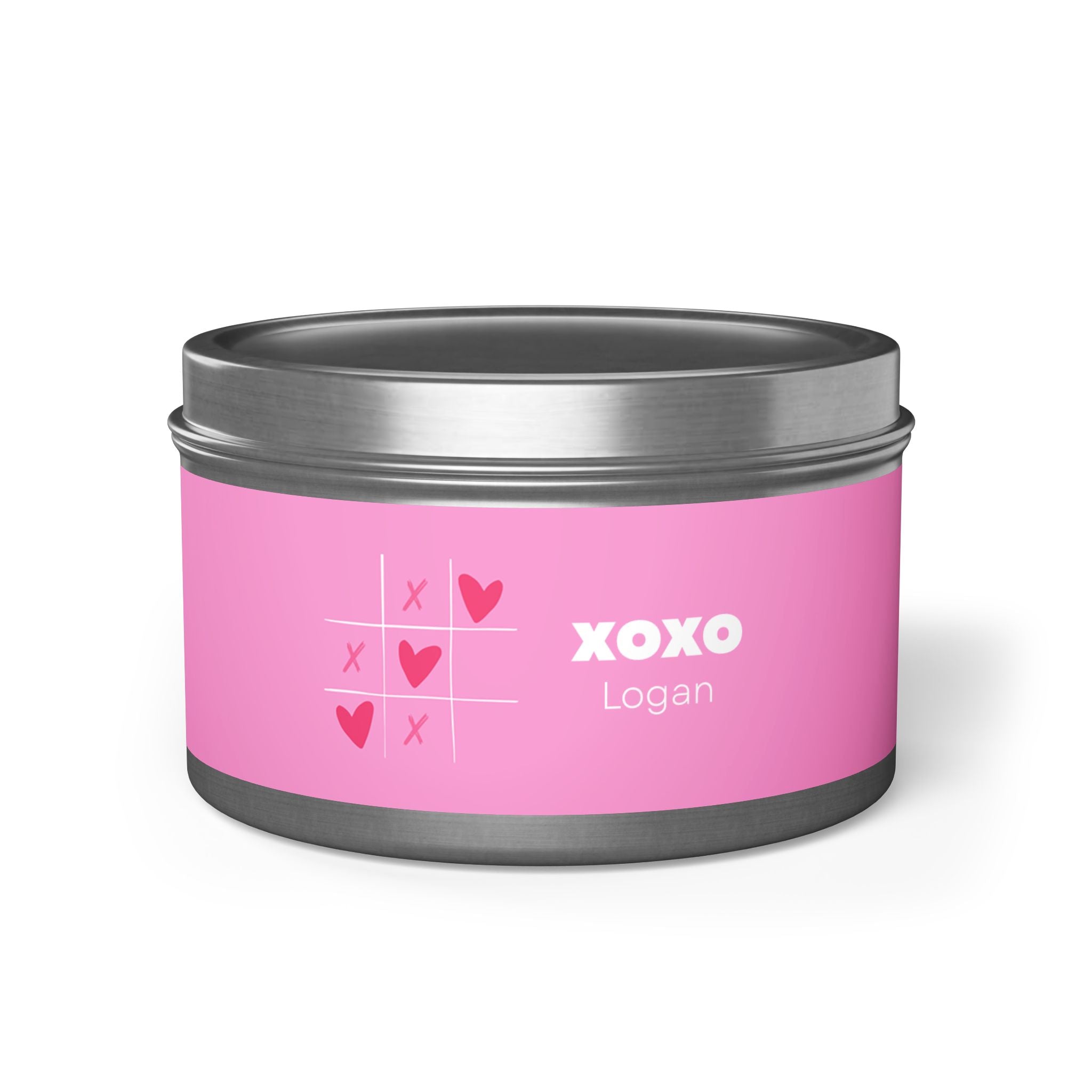 XOXO Scented Tin Candle
