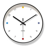 Color Dot Modern Wall Clock