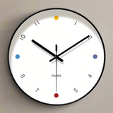 Color Dot Modern Wall Clock