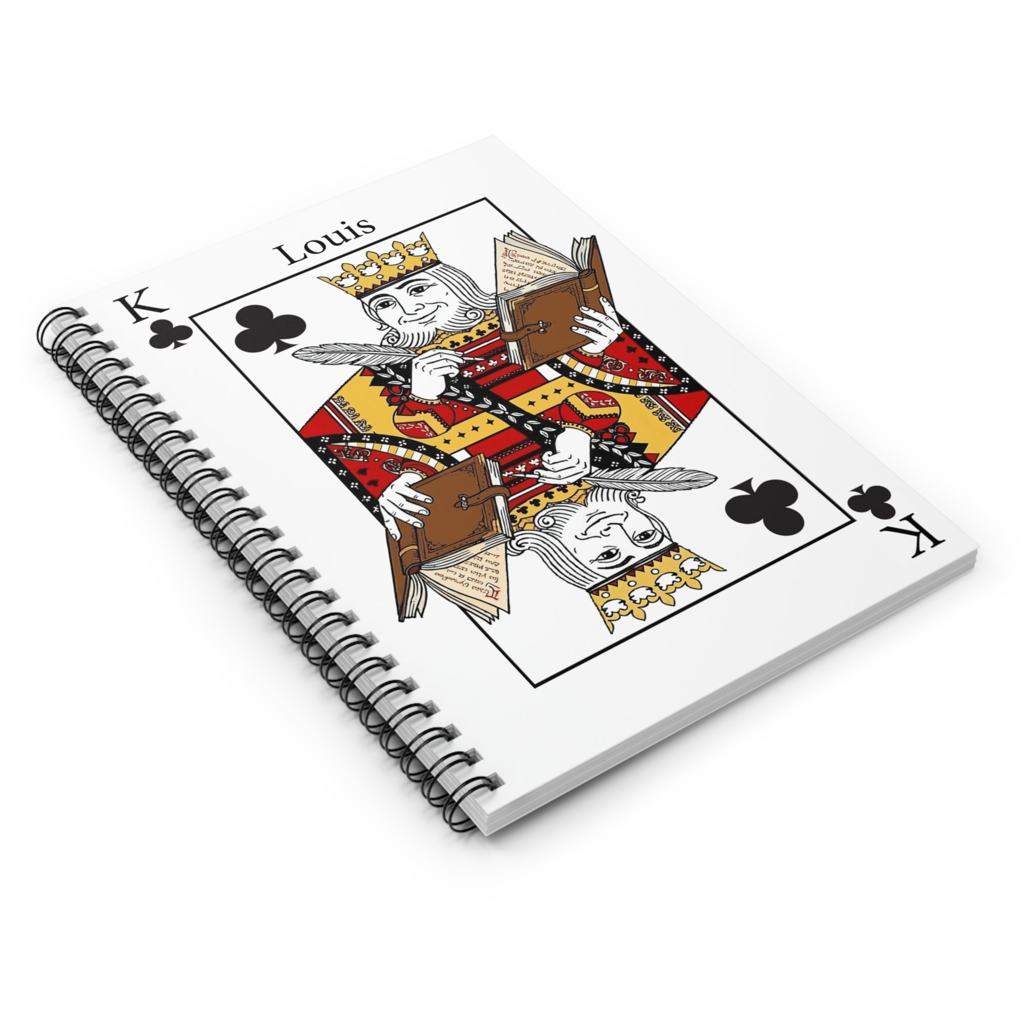 Personalized King of Clubs Notebook