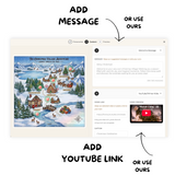 Animi Quest - Personalized Interactive Greeting Card - The Christmas Village Adventure