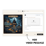 Animi Quest - Personalized Interactive Greeting Card - Halloween Spooky Town