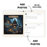 Animi Quest - Personalized Interactive Greeting Card - Halloween Spooky Town
