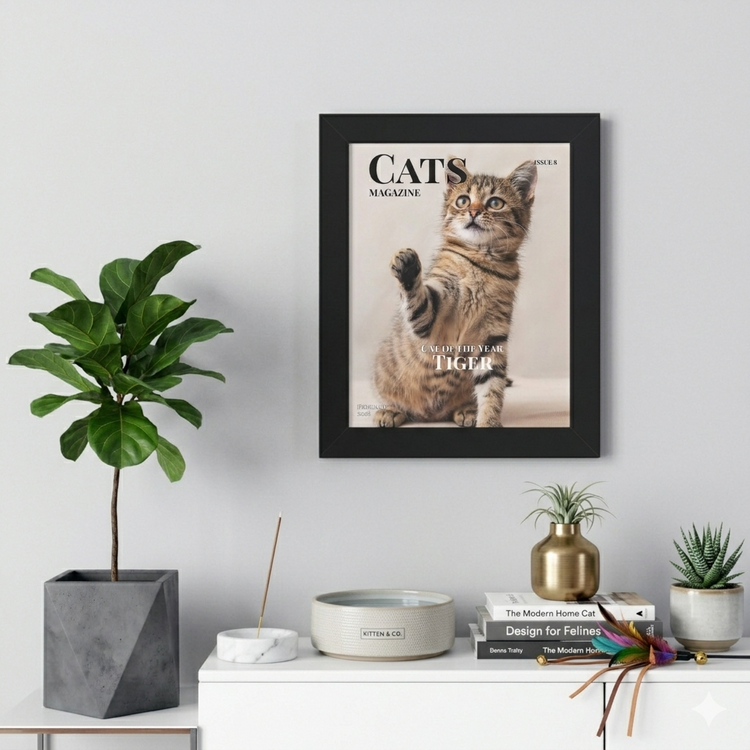 Cats Personalized Magazine Cover