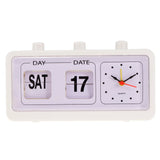 Flip Calendar Retro Clock