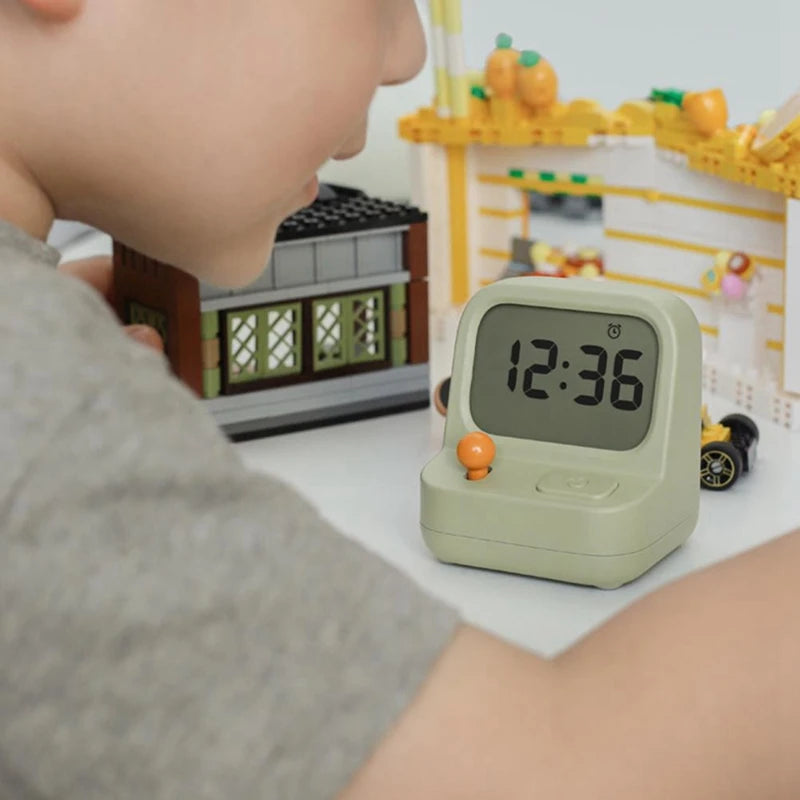 Mini Retro Game Machine Alarm Clock