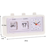 Flip Calendar Retro Clock