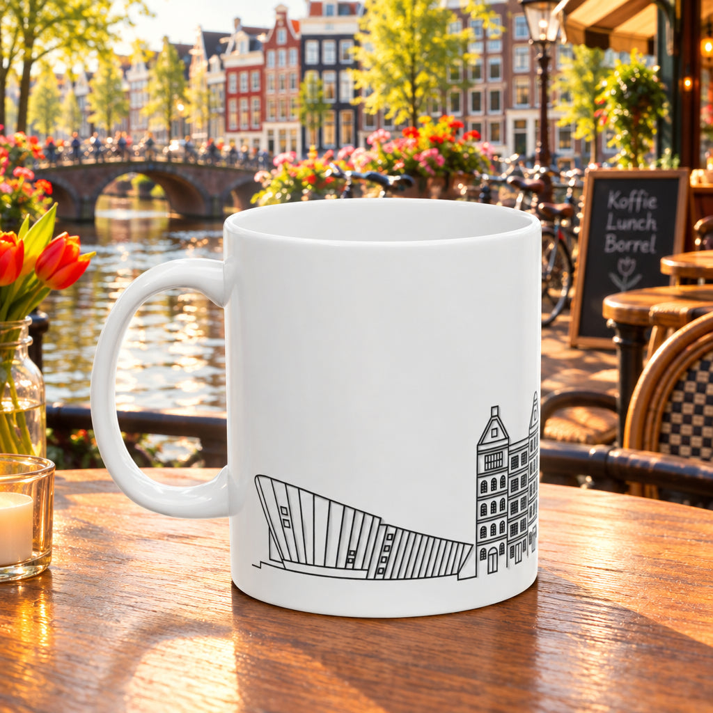 Amsterdam Skyline Mug