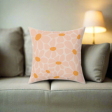 Boho Flower Square Pillow