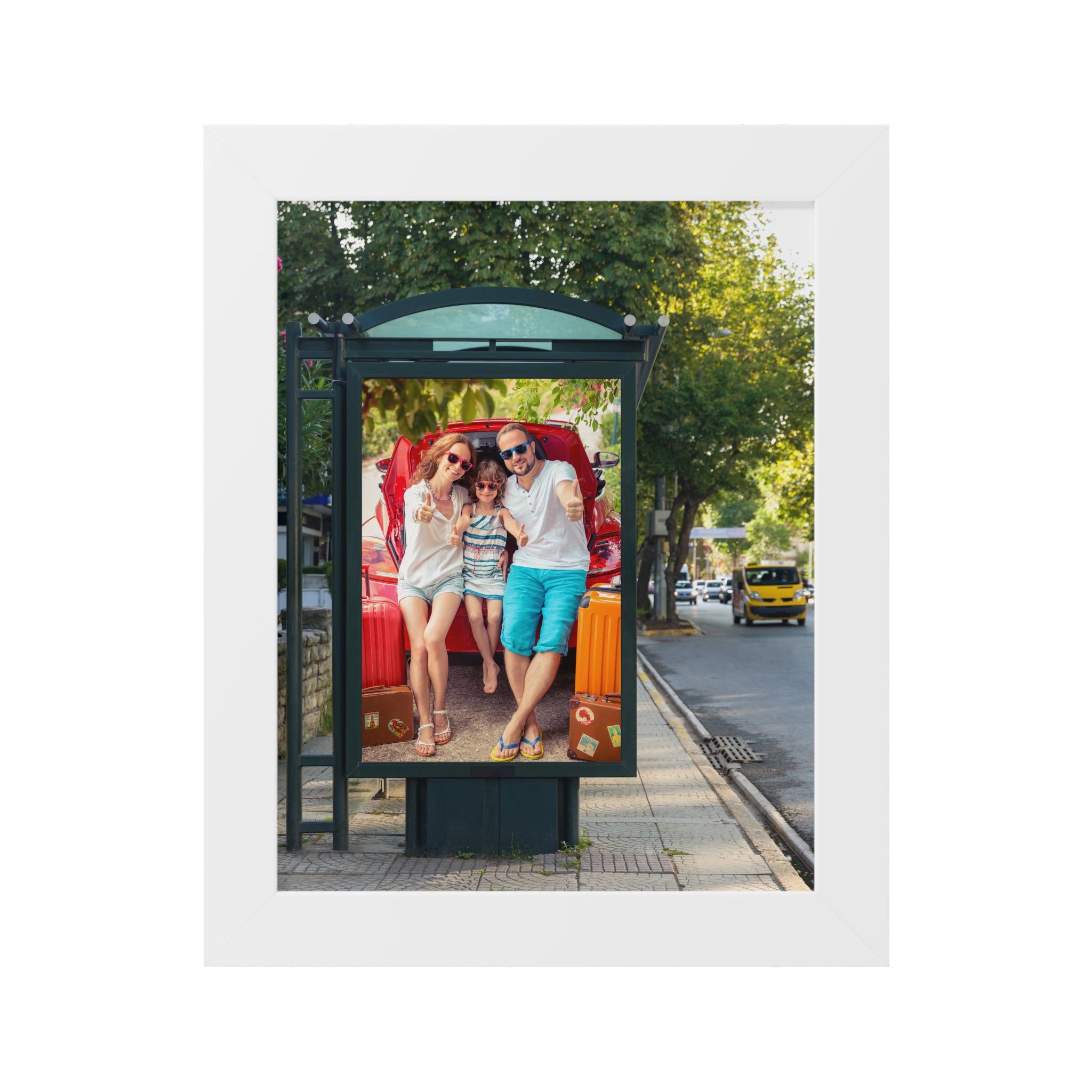Personalized Bus Stop Billboard Poster