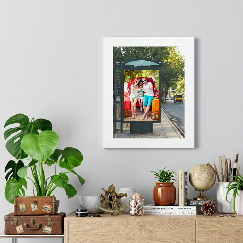 Personalized Bus Stop Billboard Poster