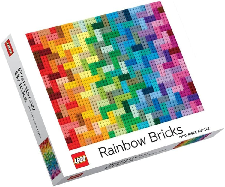 Rainbow Bricks 1000-Piece Puzzle