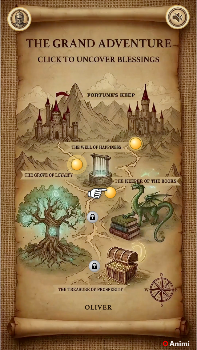 The sample card map