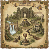 Animi Quest - Personalized Interactive Greeting Card - The Lost City