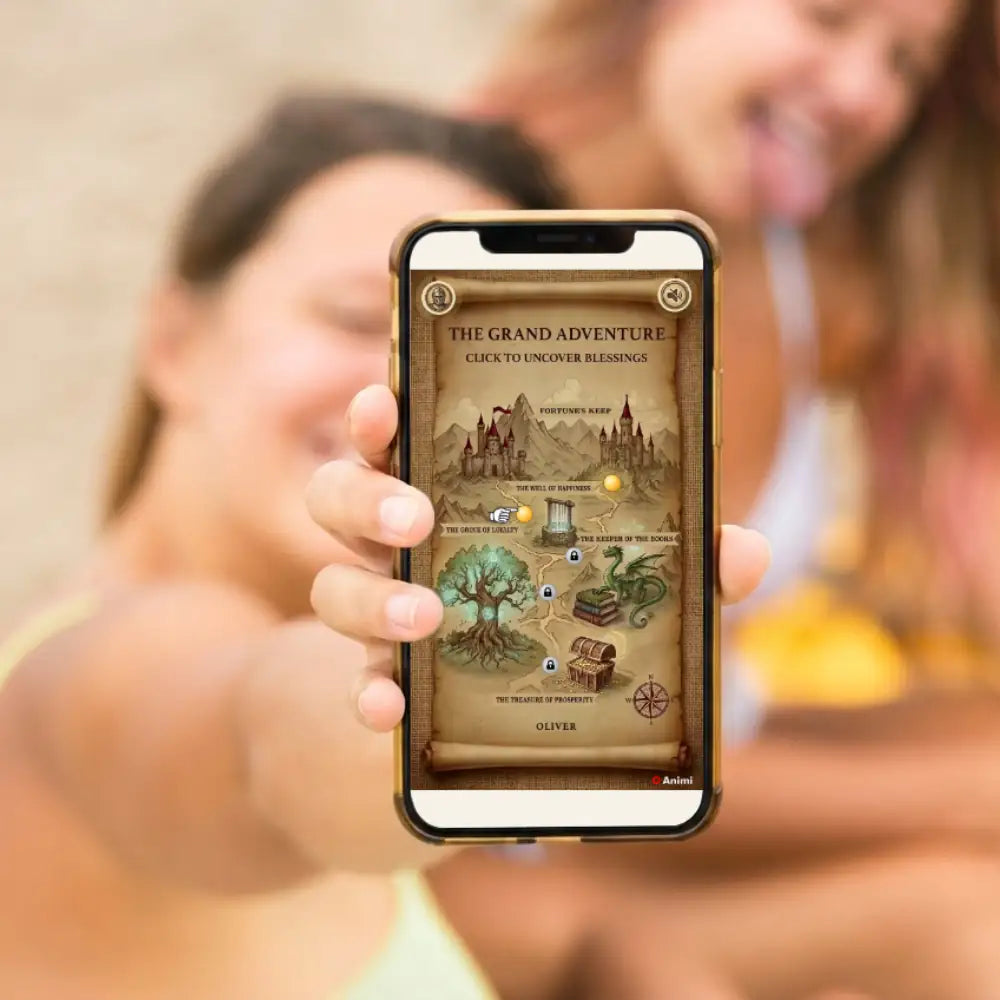 Animi Quest - Personalized Interactive Greeting Card - The Grand Adventure