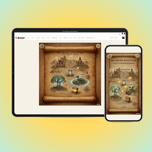 Animi Quest - Personalized Interactive Greeting Card - The Grand Adventure