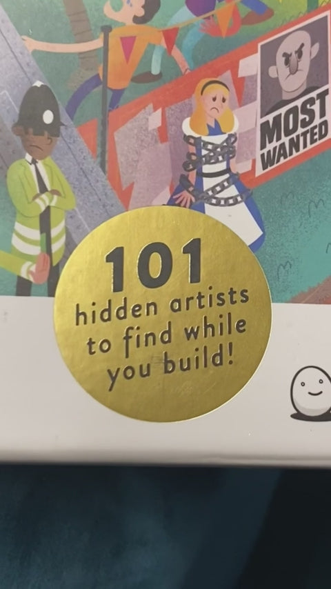 Day at the Festival: Music Jigsaw Puzzle Filled with 101 Music Artists to Find 1000 Pieces