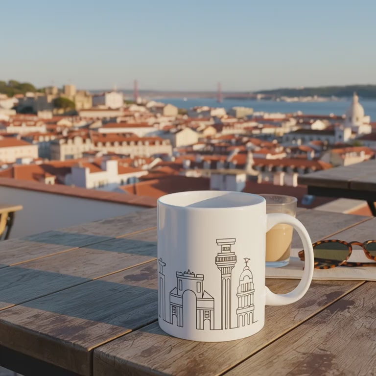 Lisbon Skyline Mug