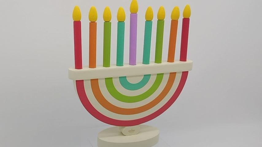 Hanukkah Wooden Chanukah Menorah For Kids