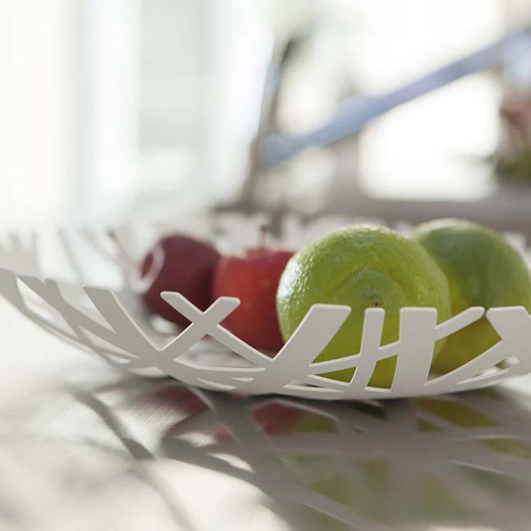 Tower Fruit Bowl White