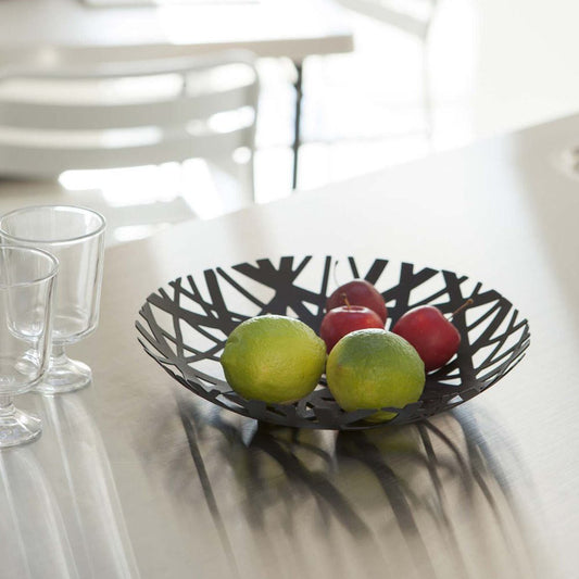 Tower Fruit Bowl Black