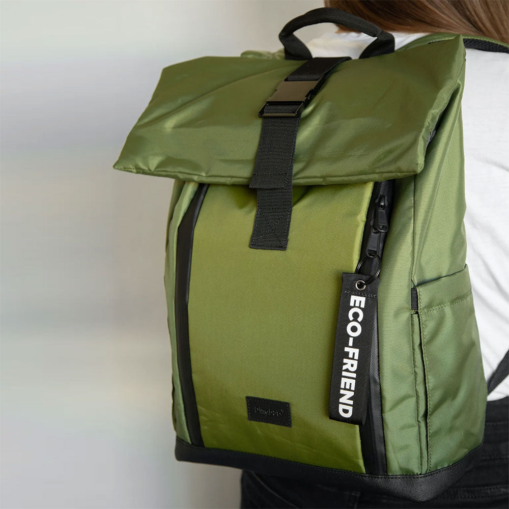 Roll Top Recycled Backpack